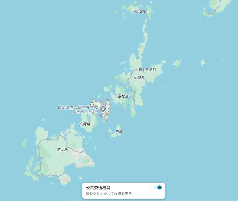 奈留島　地図